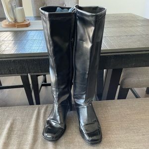 Gently Used Black Aerosoles Knee Length Boots Size 7.5